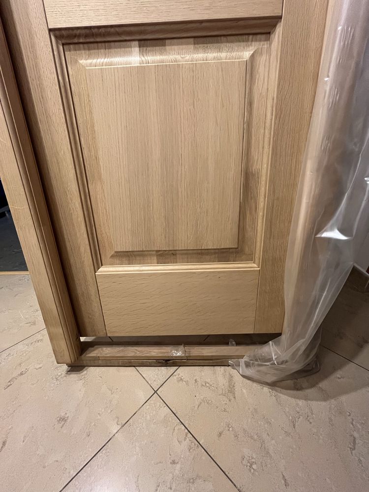 Usă de interior din lemn masiv de stejar -Produs Nou
