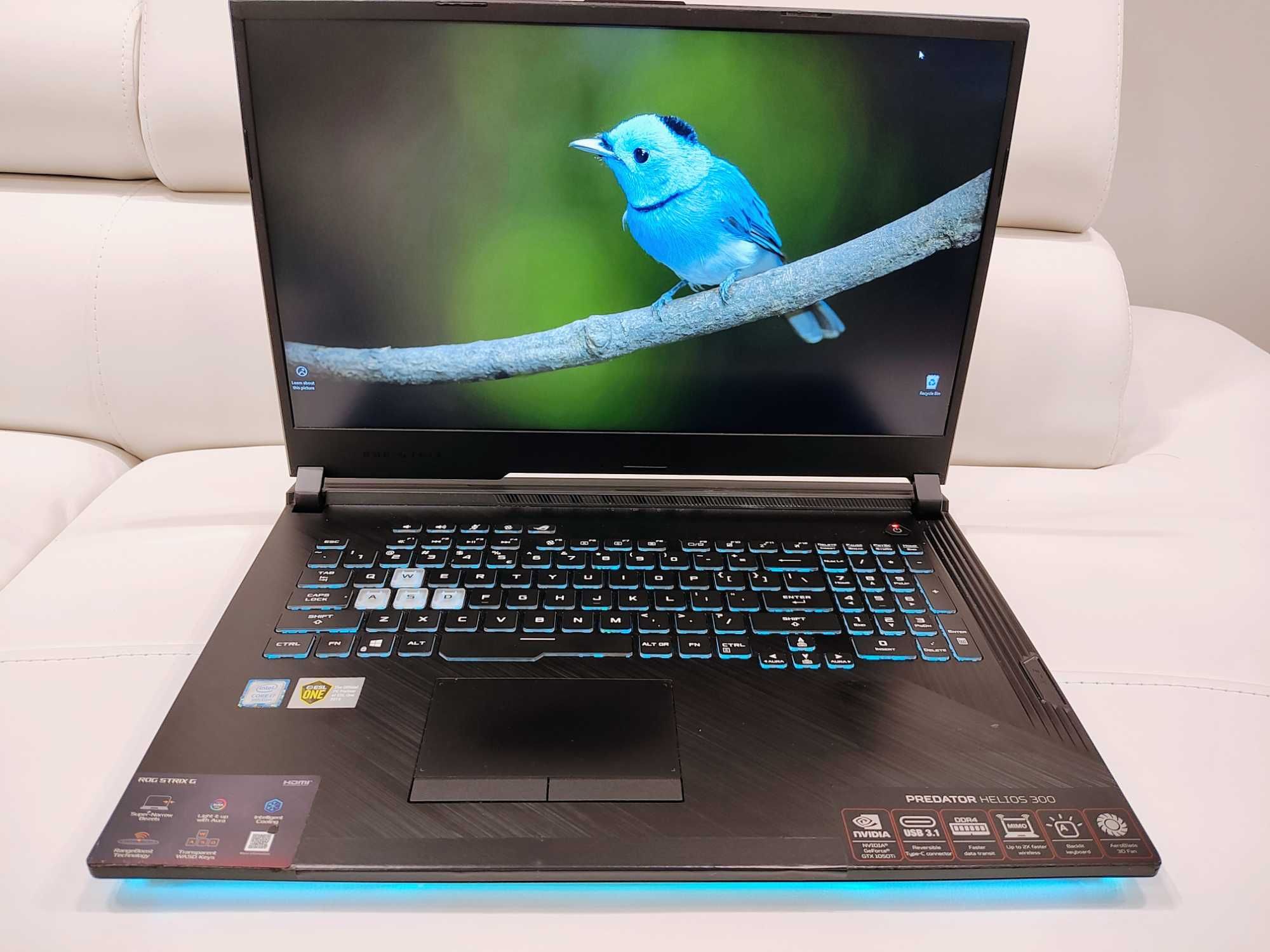 Laptop gaming nou Asus Strix, intel core i7- , ram 16 gb, 17,3 inch