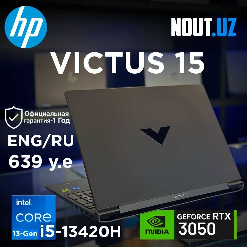 HP Victus 15 i5-13420H,16GB,512GB,RTX3050 6GB Магазин Nout.uz