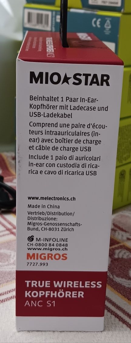 Casti wireless stereo, in-ear, incarcare rapida, 40mAh, 20-20.000 Hz,