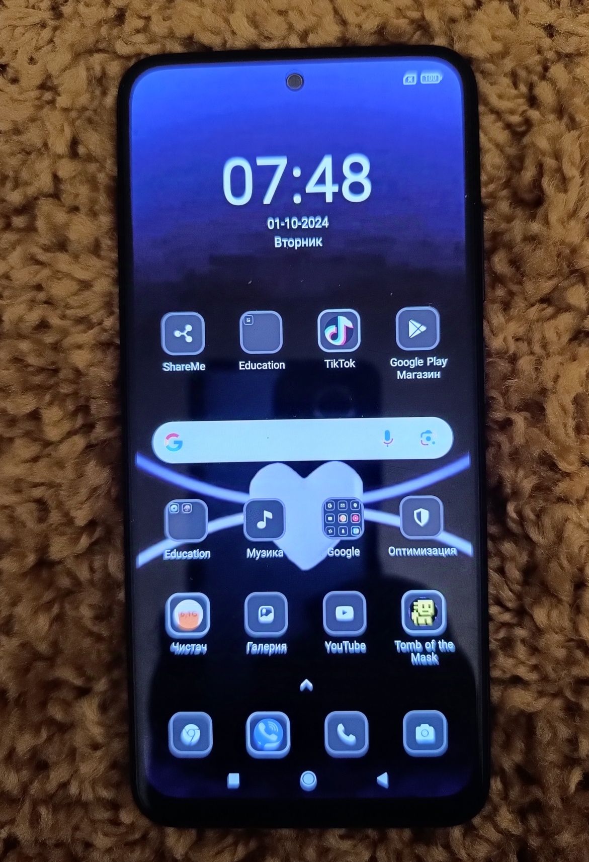 Xiaomi Redmi Note 10 с калъф и протектор