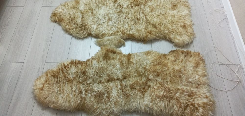 Продам натуральные овцинные чехлы на сиденье водителя и пассажира