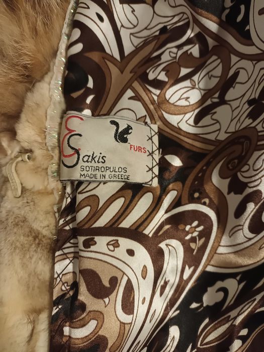 Blana nurca cu guler lynx noua, marimea S