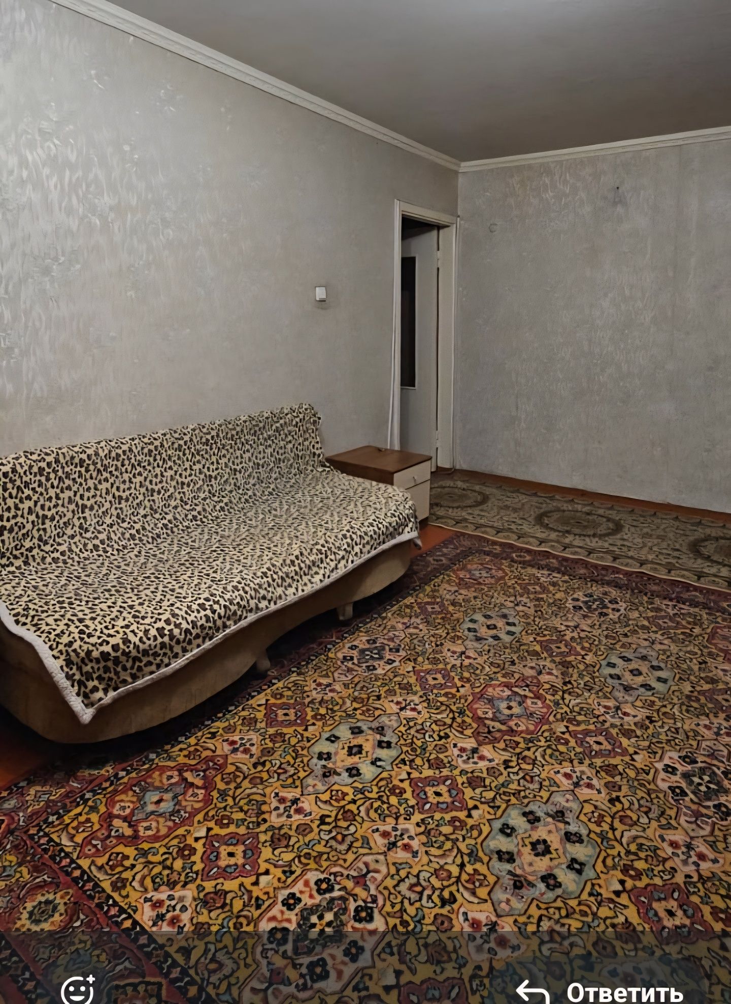 шкаф, диван, паласы
