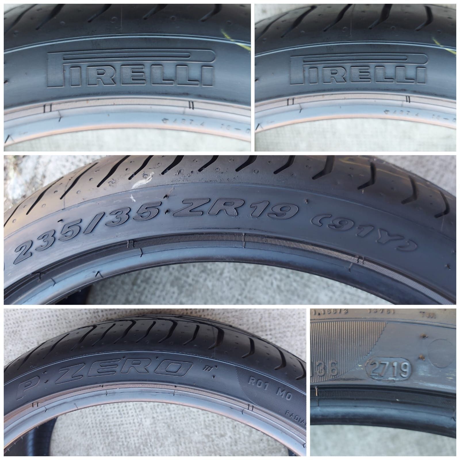 O bucată 235 35/40/50 R19 vară - una Pirelli Continental