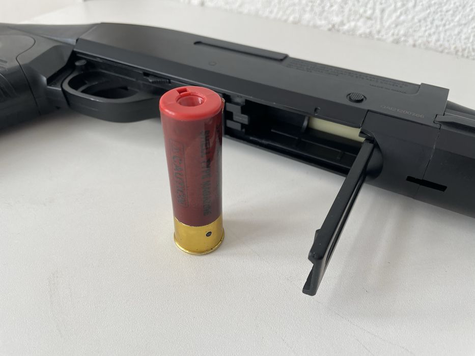 pușcă airsoft tip shotgun cu pompa, BB, bile, arma, pusca