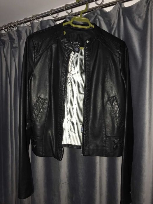 Geacă imitație de piele AMISU