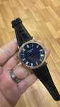 patek philippe calatrava blue/brwon