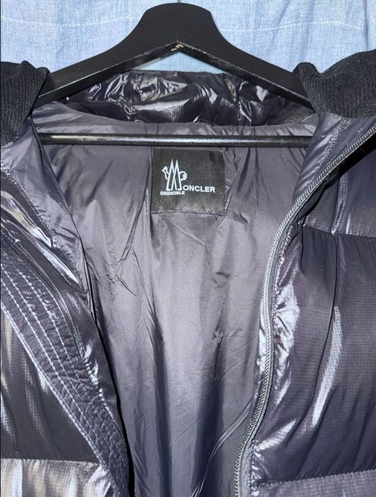 Moncler Grenoble Montgetech Giubbotto – Negru Lucios Original