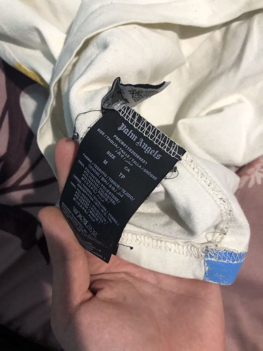 Tricou palm angels crem