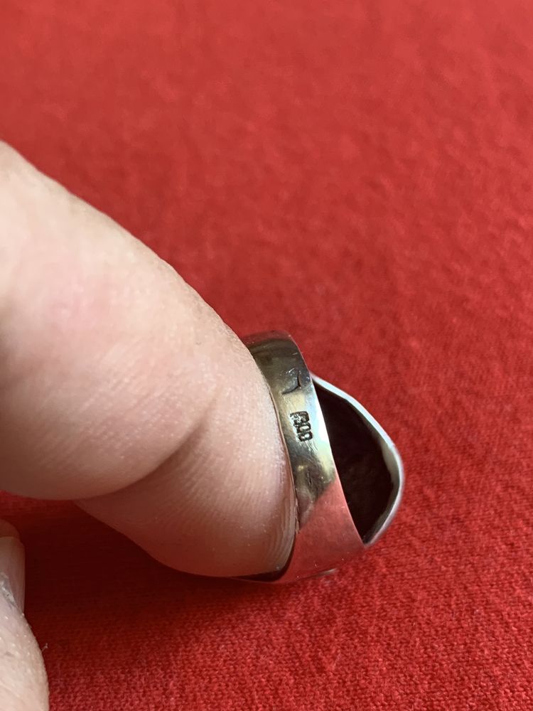 Мъжки сребърен пръстен