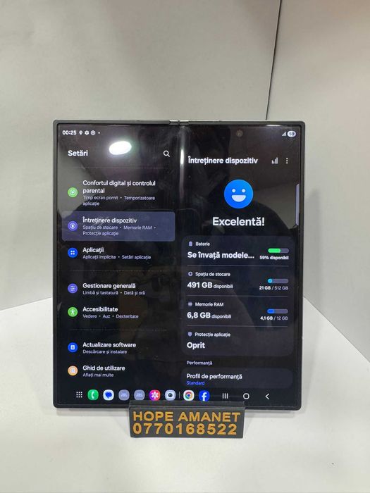 Hope Amanet P1/ Samsung Z Fold 6, 512gb stocare, 12 gb ram  #34151