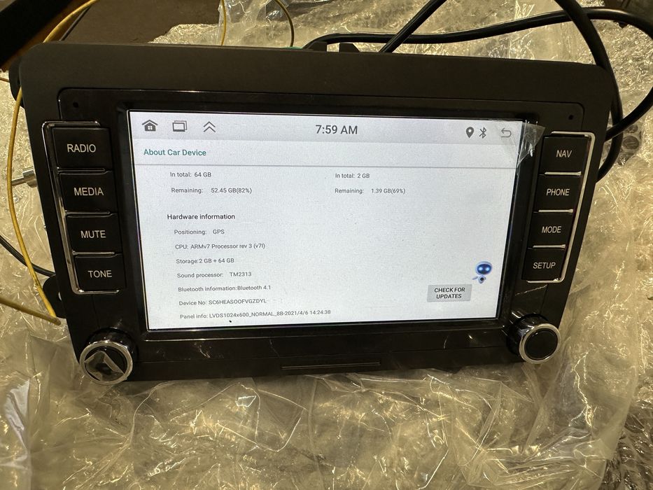 Navigatie Android Vw Golf 5/Touran