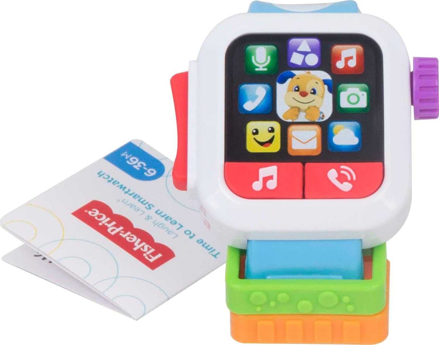 Fisher-Price Музыкальные игрушечные смарт часы (Возраст от 6 месяцев)