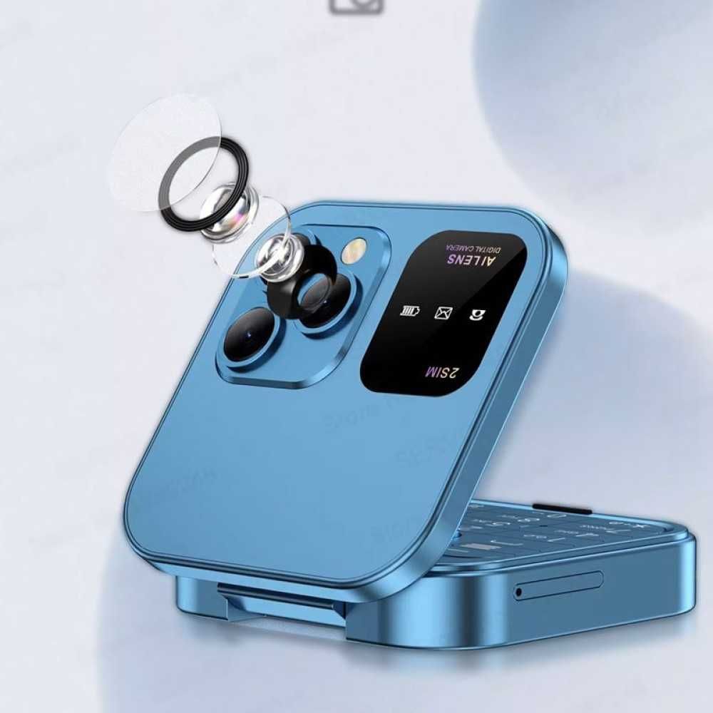 Сгъваем мини телефон i16 Pro Mini Flip