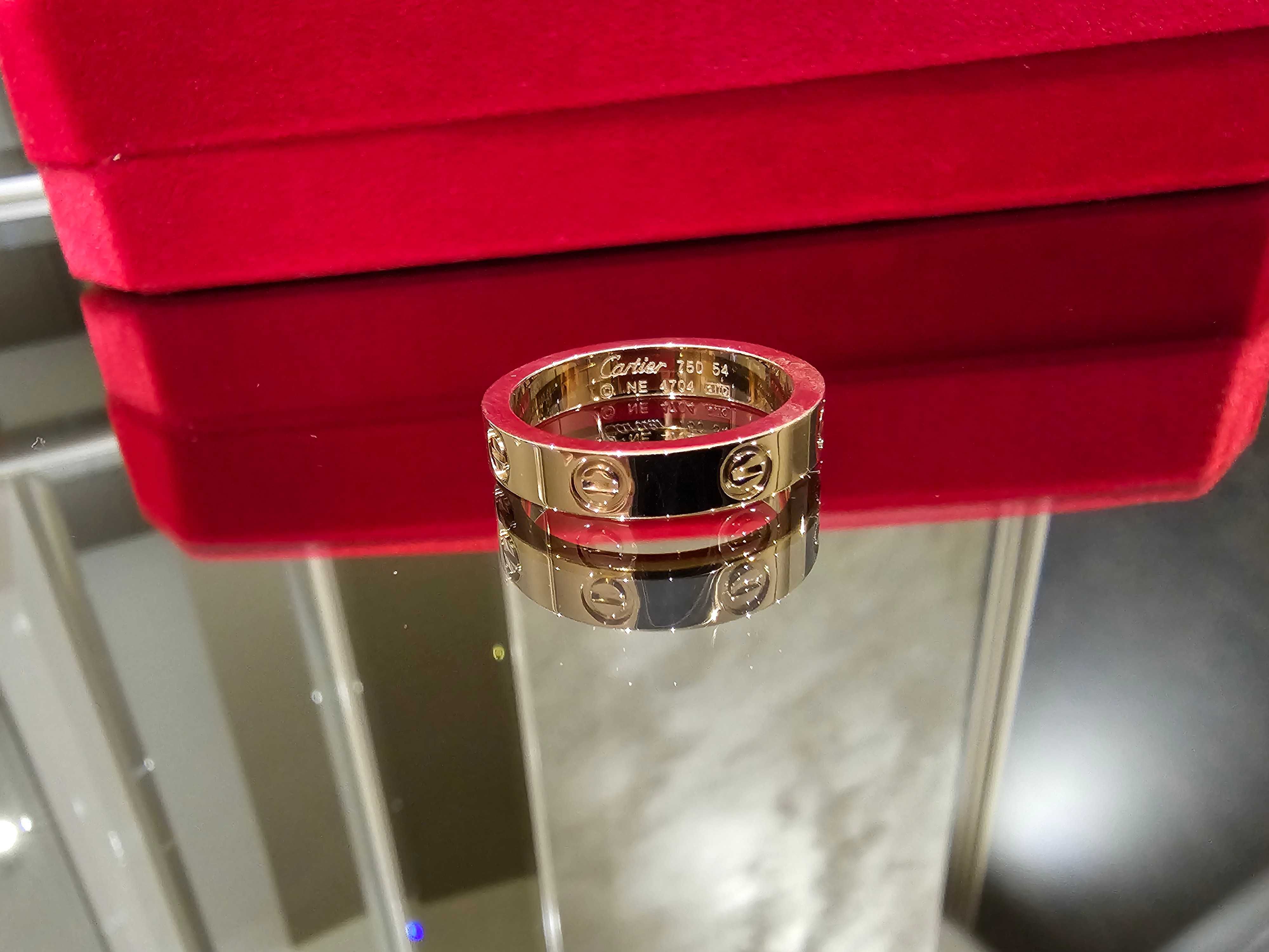 CARTIER Love Band Rose Gold Пръстен