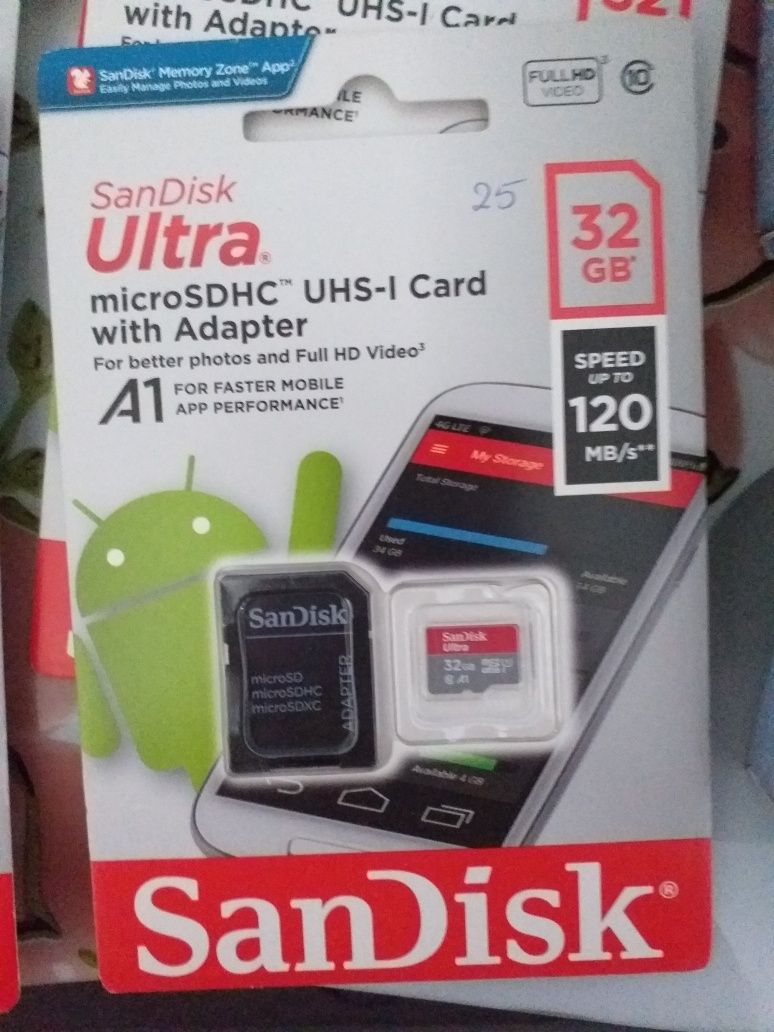 Vand stick-uri si carduri de memorie SanDisk.