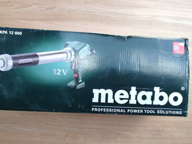 Metabo pistol de silicon pe acumulator de 12 V