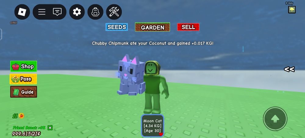 Мун кет, капибара, мотылек вырасти сад роблокс grow a garden roblox