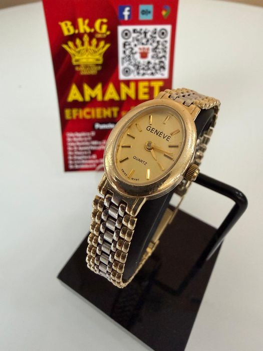 Ceas Geneve din aur de 14K Amanet BKG