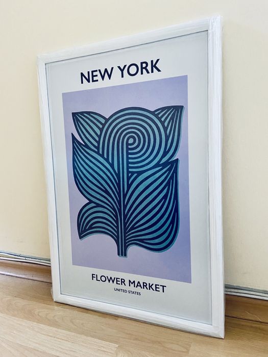 New York Flower Market Poster 40x60