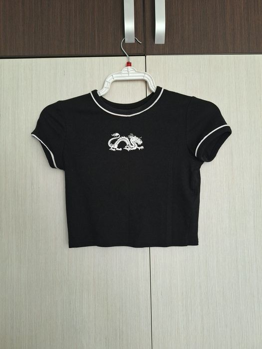 Tricou scurt Bershka