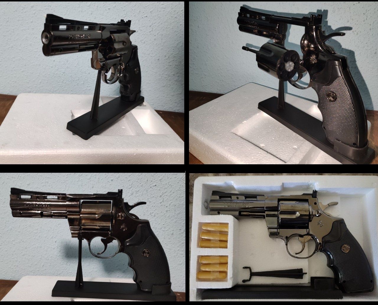 Револьвер Пистолет зажигалка сувенирный - Доставка достав