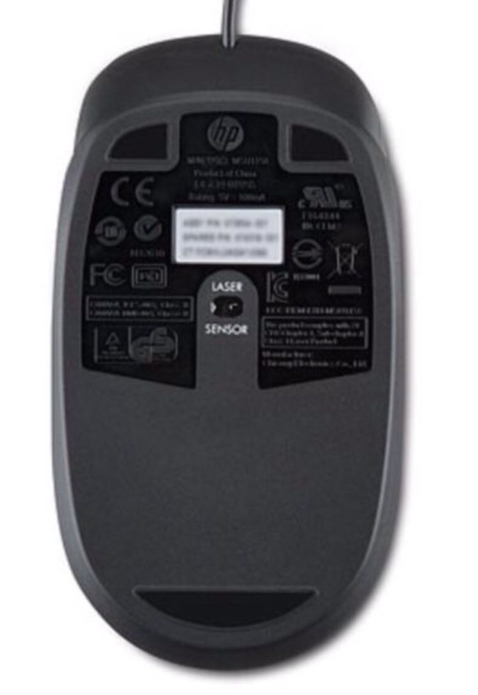 Мышь HP 1000dpi Laser Mouse Black (QY778AA)