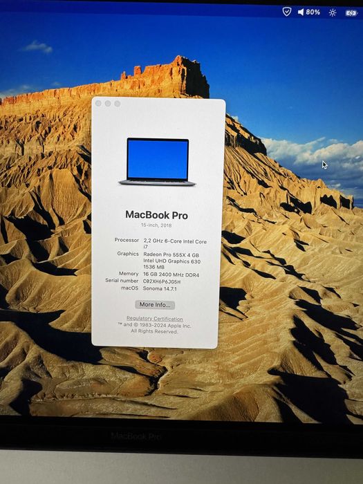 MacBookPro15,1 i7