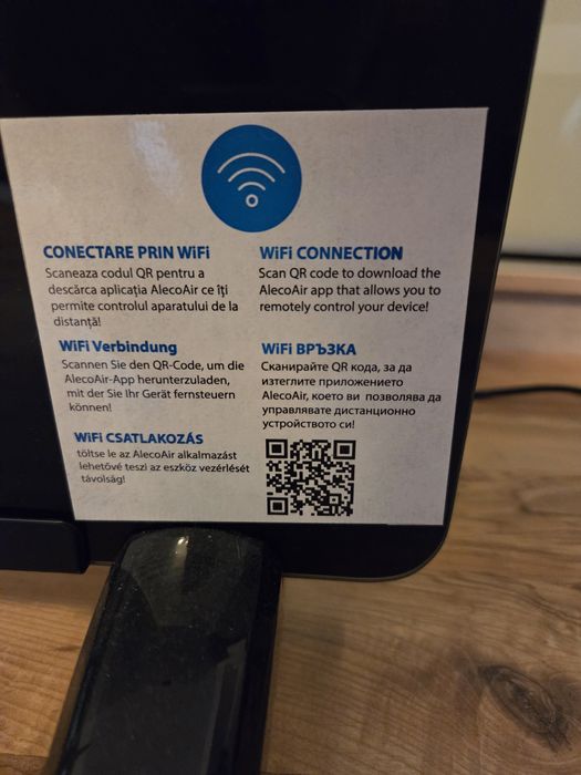 Vand calorifer - Convector electric AlecoAir C20 Heatix negru, WiFii