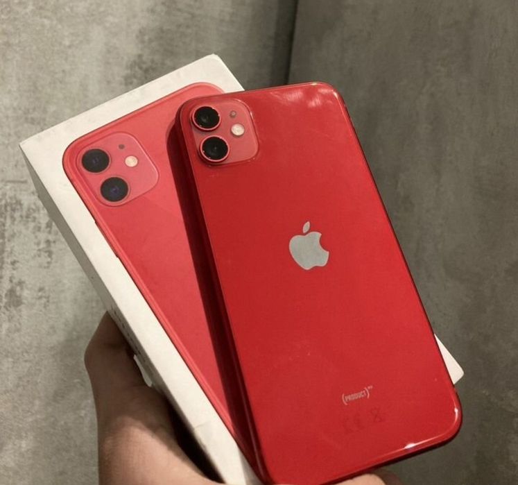 Apple Iphone 11 Red product идеал коробка документы Айфон