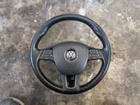 Volan complet cu incalzire airbag vw touareg 7p passat b7 b6 golf 6