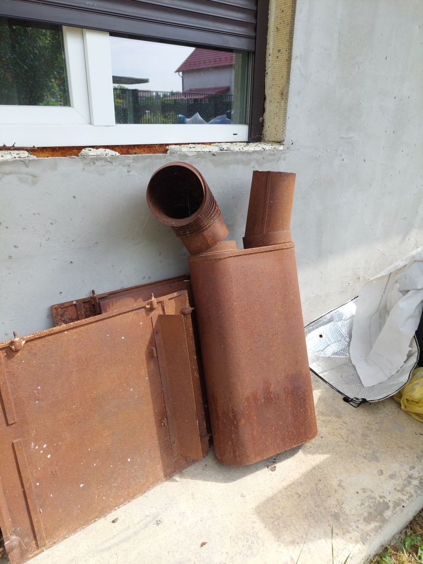 Semineu fonta și recuperator caldura
