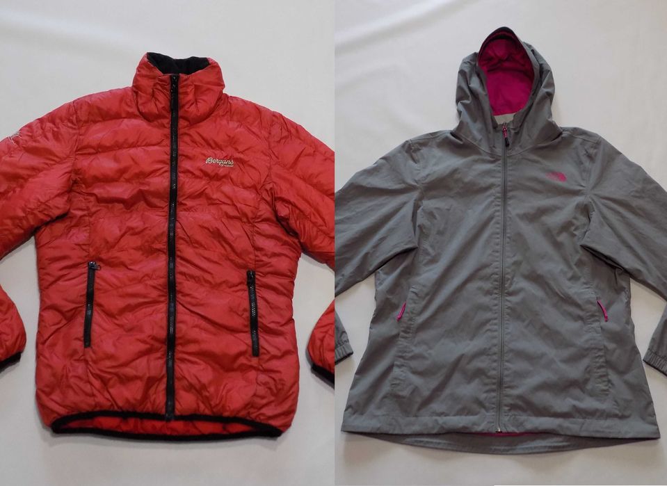 пухено яке bergans of norway/the north face екип дамско оригинал M/XL