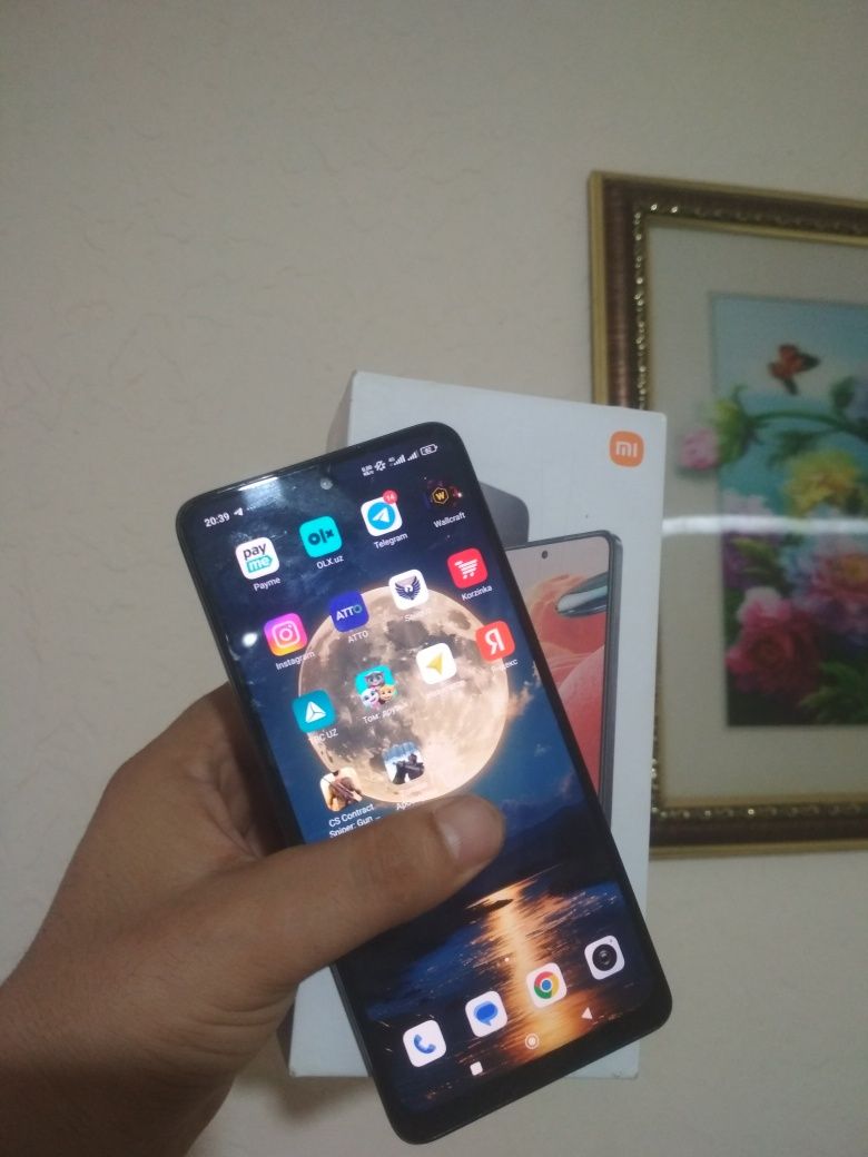 Redmi not 12 pro 8+8/256 ful karobka 1200 min kami bor srochna
