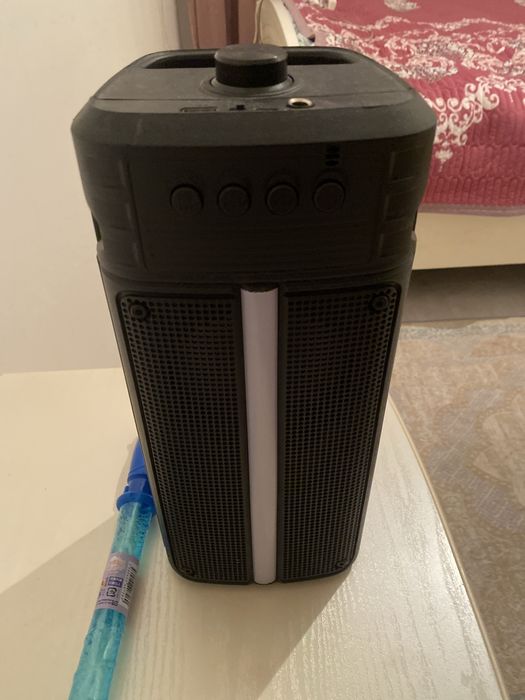 Колонка мини с микрофоном