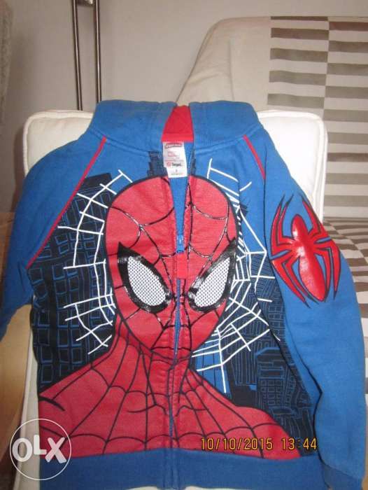 Bluza cu gluga baieti SPIDERMAN,4-6 ANI