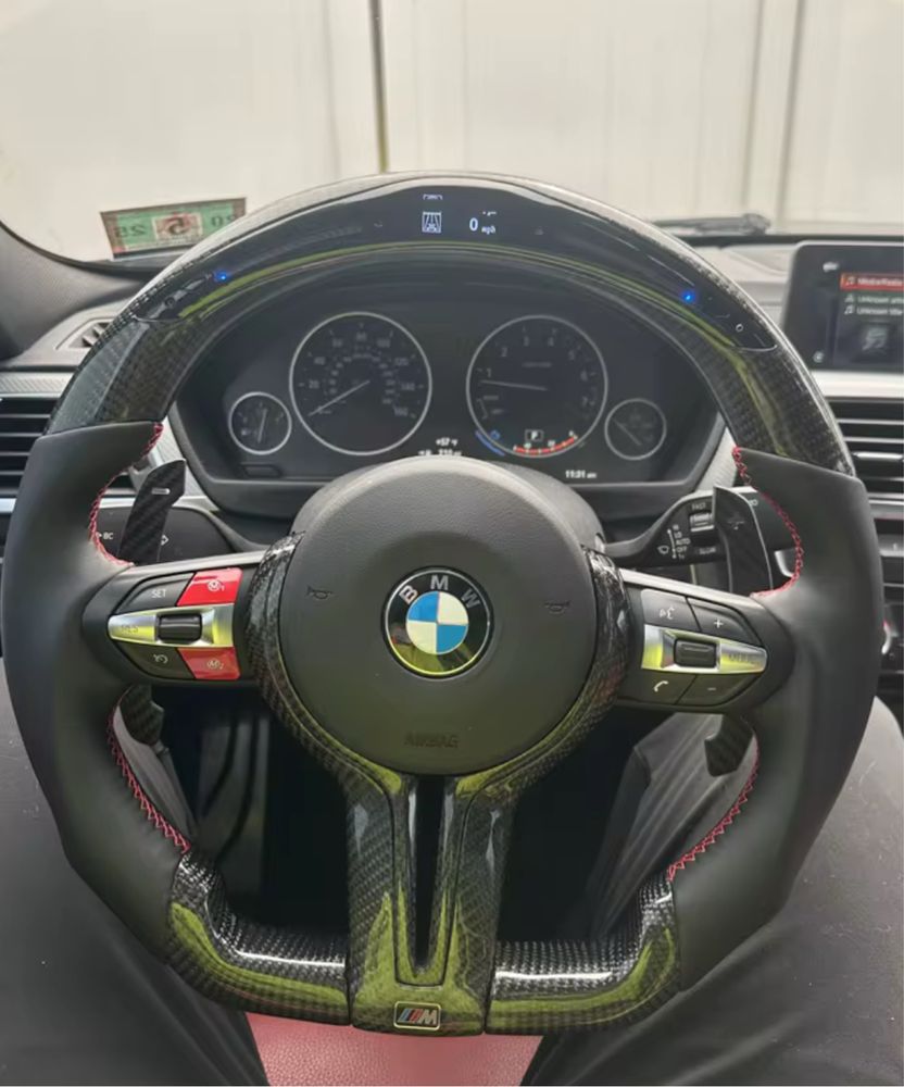 Volane BMW Seria F Personalizate – Carbon / Alcantara / Piele
