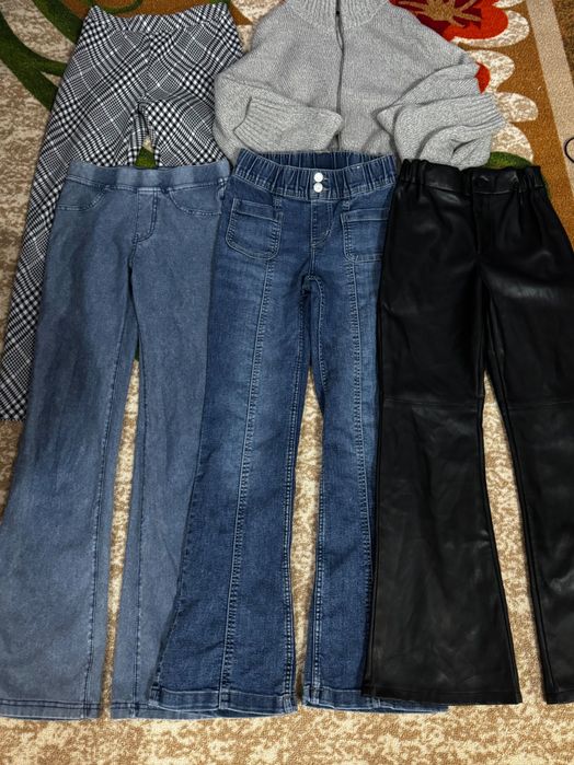 Лот H&M и Reserved дънки и панталони за момиче