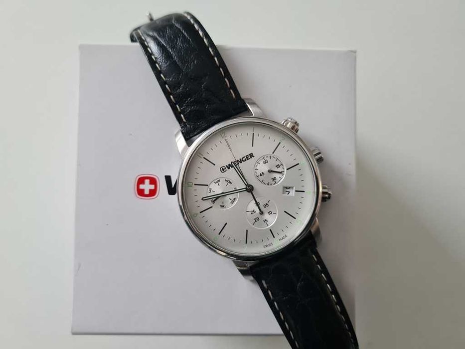 Ceas cu Quartz WENGER, elvețian, la cutie