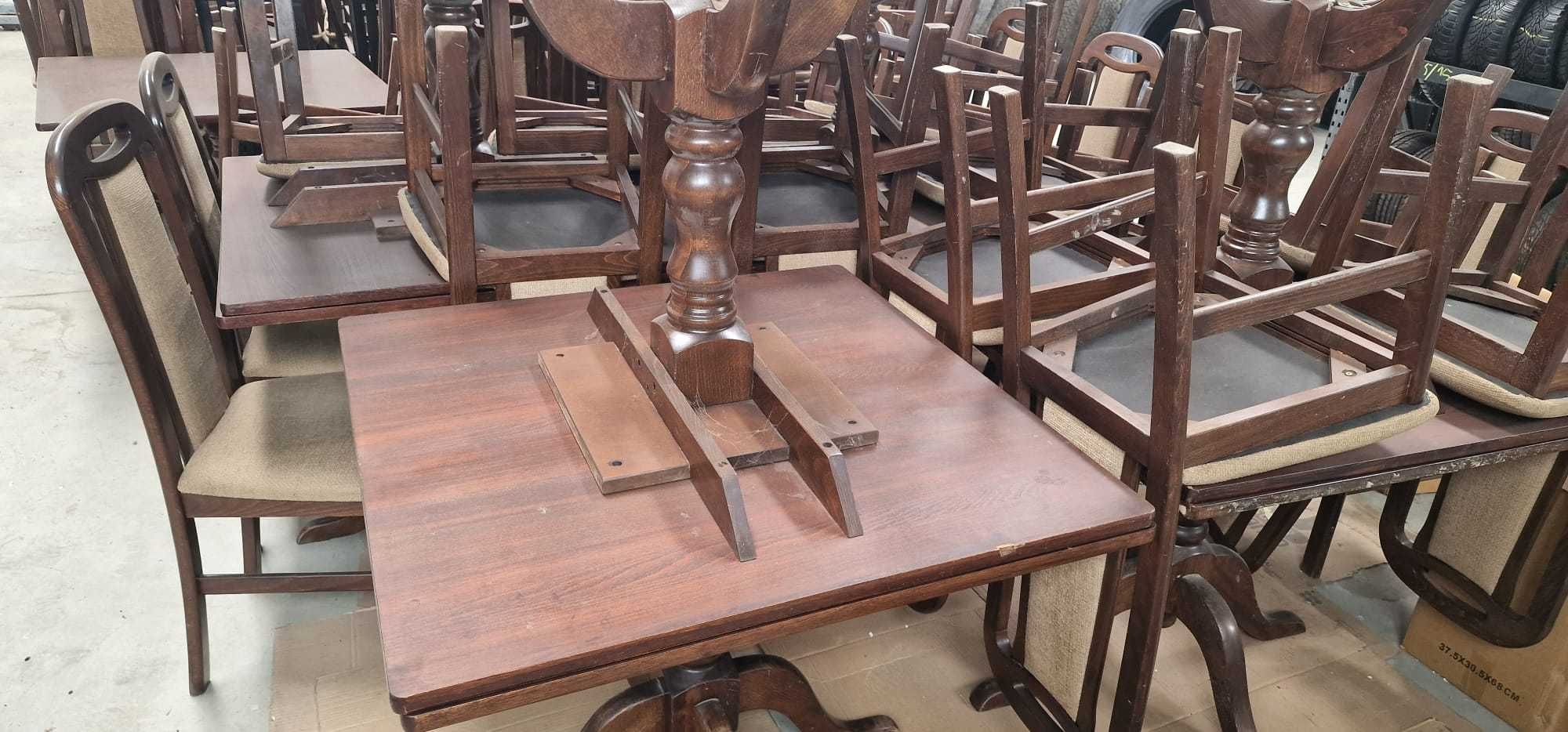 Mese si scaune pentru restaurant sau terasa realizate din lemn masiv