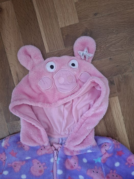 Костюм Peppa pig в розово и лилаво 104 см