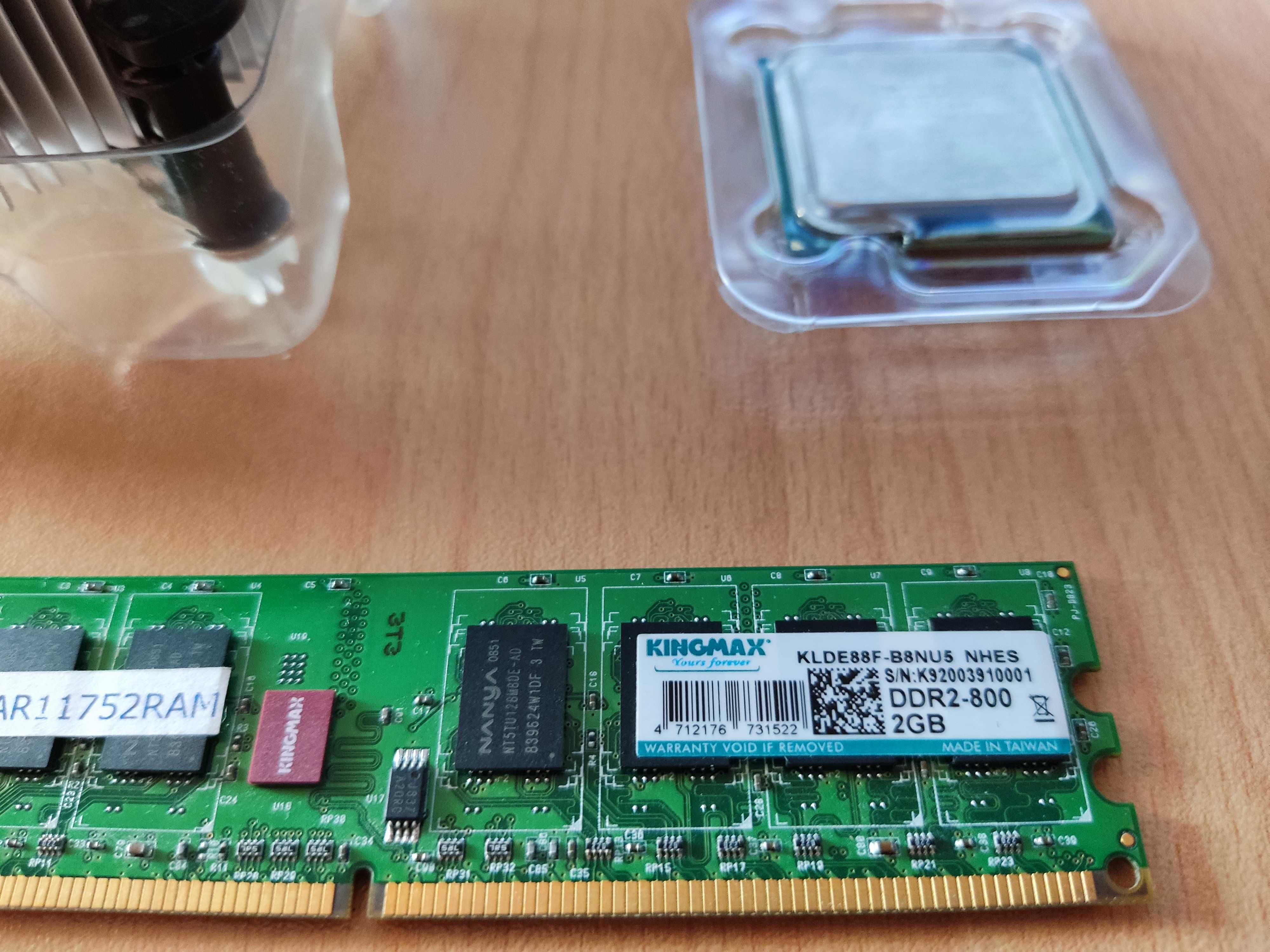 CPU Celeron D 341 + Intel Fan + 2GB DDR2 800Mhz Ram Stick