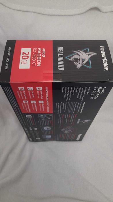 Placa video Radeon RX 7900 XT Hellhound – 20 GB GDDR6,  nouă