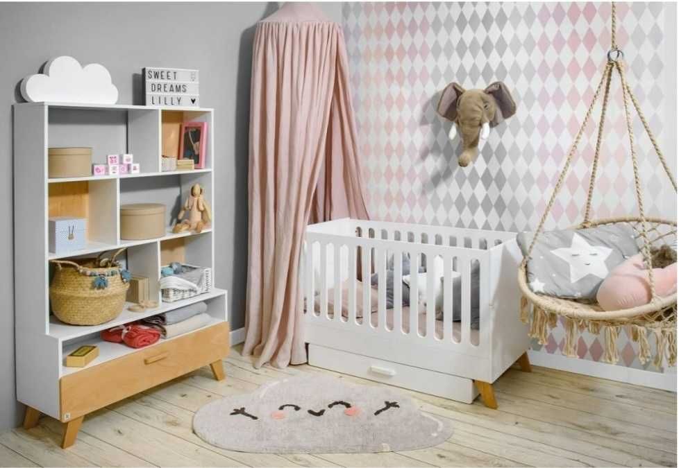 Oferta patut bebe transformabil scandinav Hoppa+saltea+Bonusuri