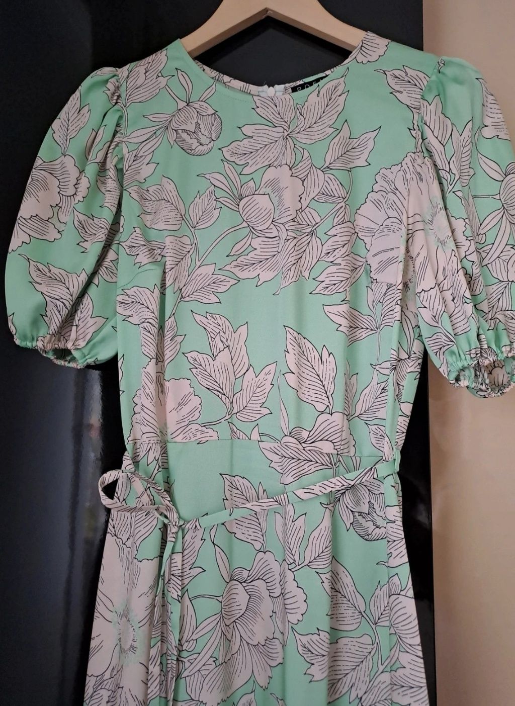 Rochie eleganta verde, model sirena, Poema, L