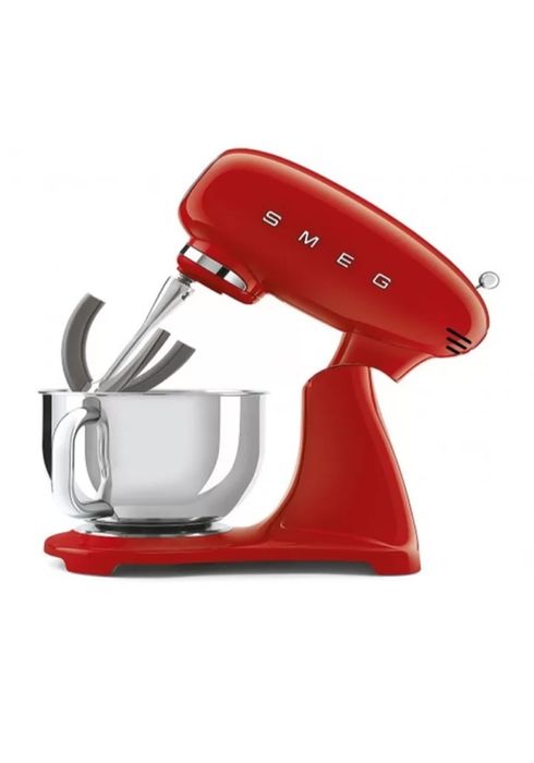 Mixer cu bol retro Smeg SMF03RDEU,10 viteze, 800W, Direct Drive, Rosu