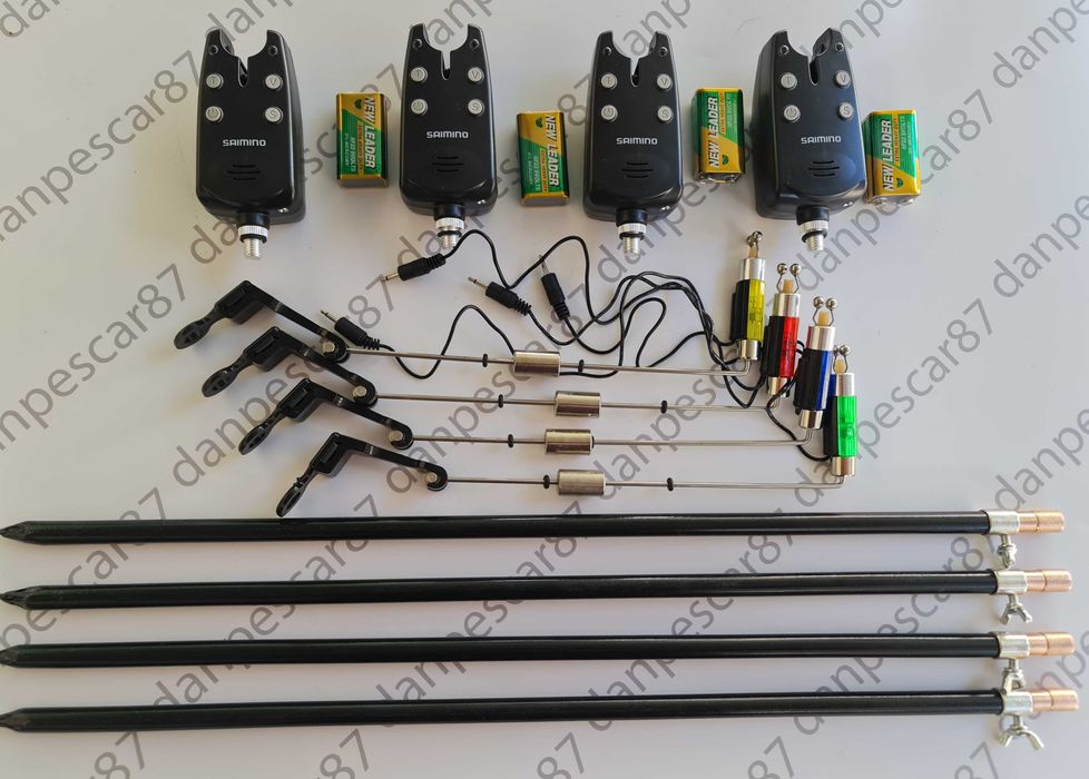 Set 4 Avertizori digitali TLI05 cu 4 swingere cu iluminare si 4 Tije