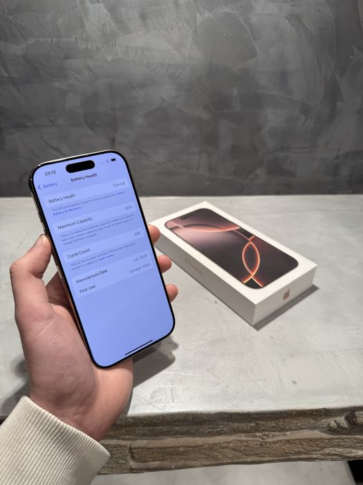 КАТО ЧИСТО НОВ Iphone 16 Pro Desert