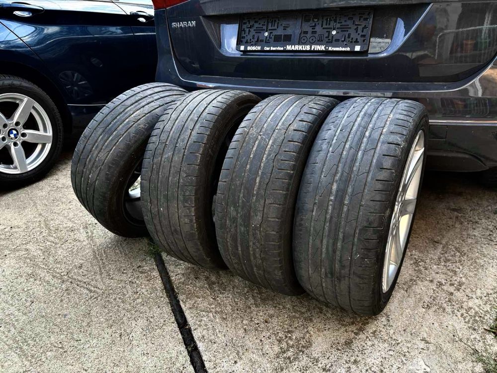 4бр. Алуминиеви джанти с гуми 225/45 R17цола от VW Passat  5x112